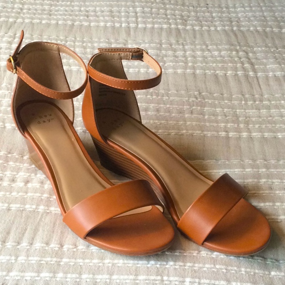 Brown Wedge Sandals